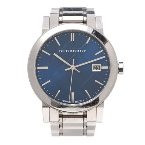 BURBERRY Stainless Steel 38mm The City Quartz 